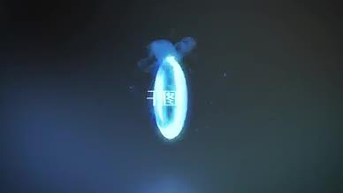 两个炫彩粒子烟雾水墨动感震撼logo展示视频的预览图